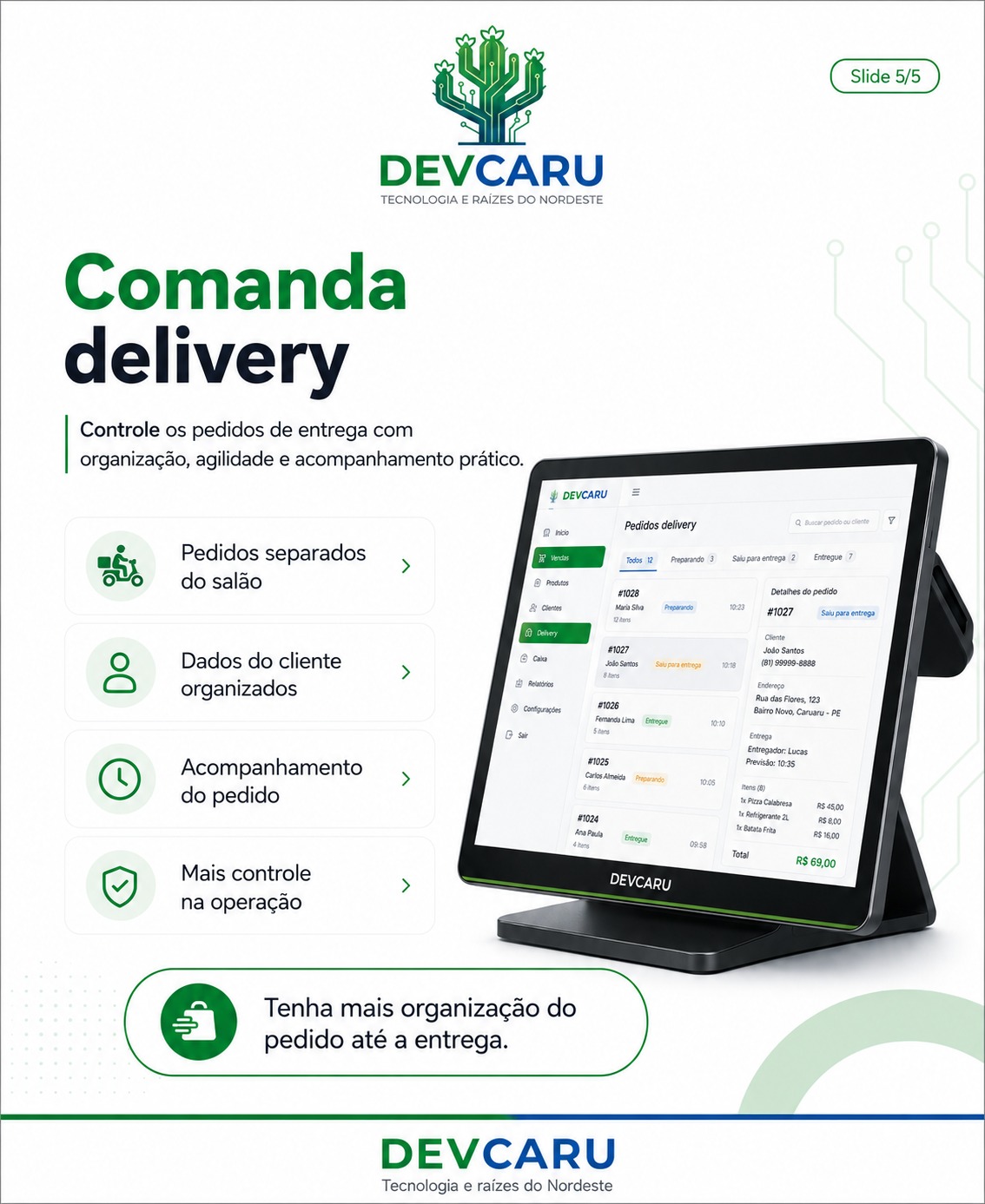 Comanda Delivery - DevCaru